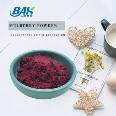 Morus Alba L Mulberry Fruit Purple Powder Luogo di conservazione fresco e secco