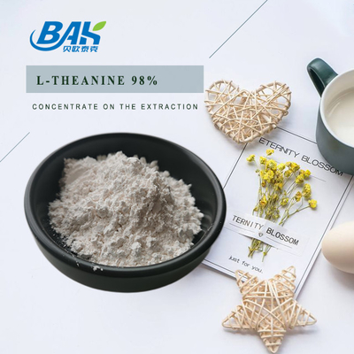 3081-61-6 estratto di erbe naturale della teanina 98% della polvere dell'estratto del tè verde per una dieta sana