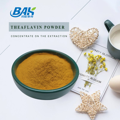 BAK Organic Theaflavin 20% - 80% Extratto di tè verde in polvere per la salute
