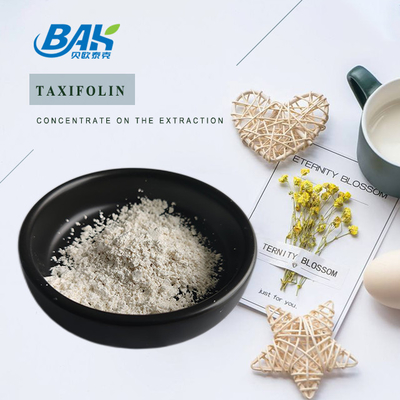 Ingredienti cosmetici naturali Taxifolin 5,7,3',4'-Flavan-On-Ol in polvere gialla lucida
