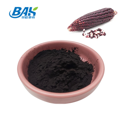 BAK Factory all'ingrosso Antocianina 35% Zea Mays extracto di mais viola nero polvere viola scura