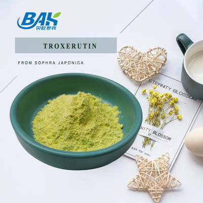 BAK Fabbricazione Supplementi di potenziamento immunitario Troxerutina Polvere gialla CAS 7085-55-4 1,65g/Cm3