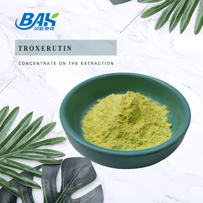 BAK Fabbricazione Supplementi di potenziamento immunitario Troxerutina Polvere gialla CAS 7085-55-4 1,65g/Cm3