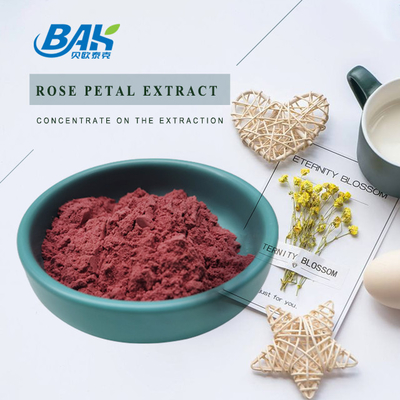 I rossi carmini 100% degli ingredienti di Rose Petal Extract Natural Cosmetic spolverizzano il 10:1