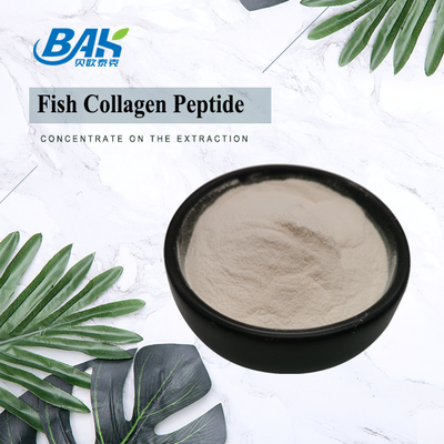 Peptide del collagene del pesce della pelle della scaglia giallo-chiaro alla polvere 100 di Brown maglia 80 40