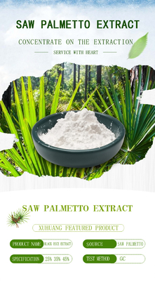 acidi grassi Cas 84604-15-9 dell'estratto del Palmetto di sega di 25% 45%