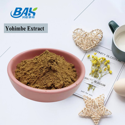 5%-98% passaggio 80 Mesh Corynanthe Yohimbe L polvere gialla dell'estratto 100% di Yohimbe di Brown
