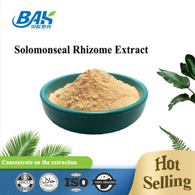 BAK Factoty Ingrosso 10:1 Supplemento per la salute maschile Marrone Giallo Solomonseal Rhizome Extract Powder