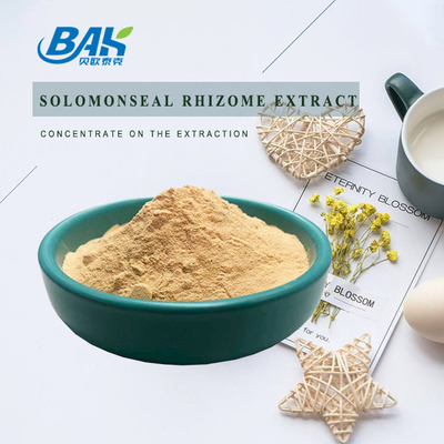 BAK Factoty Ingrosso 10:1 Supplemento per la salute maschile Marrone Giallo Solomonseal Rhizome Extract Powder