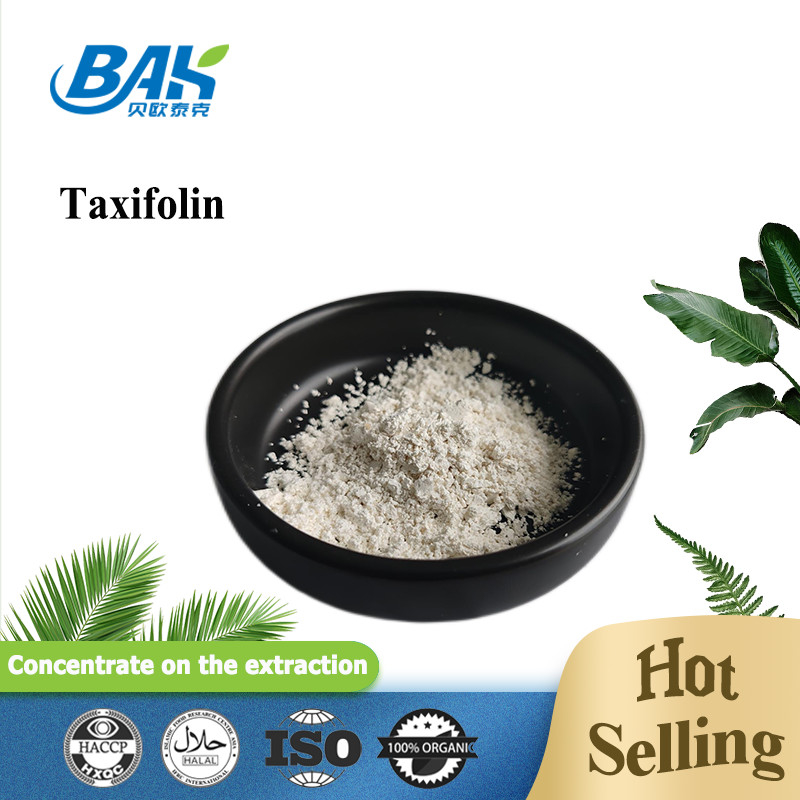 Ingredienti cosmetici naturali Taxifolin 5,7,3',4'-Flavan-On-Ol in polvere gialla lucida